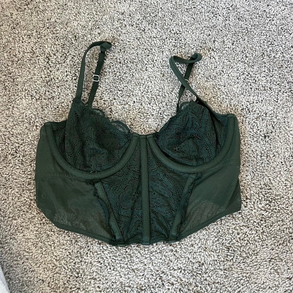 Gilly Hicks Green Structured Bralette